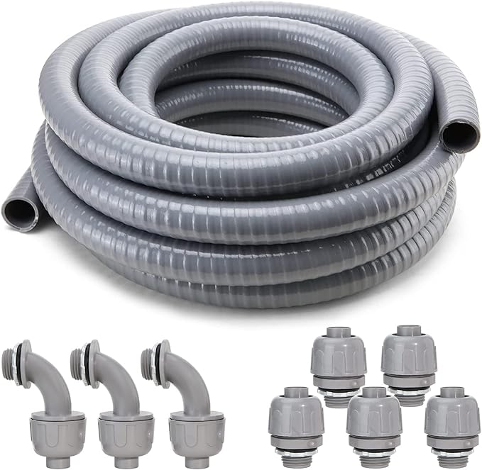 DWALE Liquid-Tight Conduit and Connector Kit, Flexible Non Metallic Liquid by DWALE