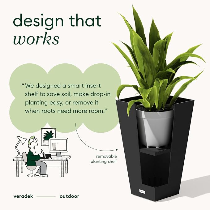 Veradek Pure Series Taper Planter - Image 8