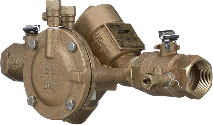 Febco 825Y Bronze RPZ Backflow Preventer 1-1/4" Inlet, NPT Y Pattern - Image 5