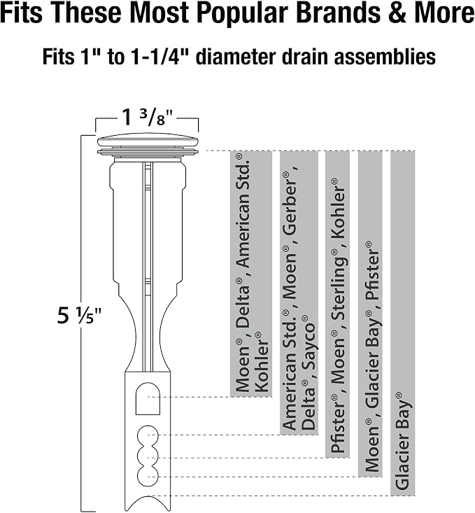 Danco, Bathroom Sink Pop-up Stopper Replacement - Image 6