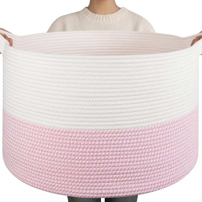 OIAHOMY 90L XXXLarge Blanket Basket by MasterofSpaceOptimization