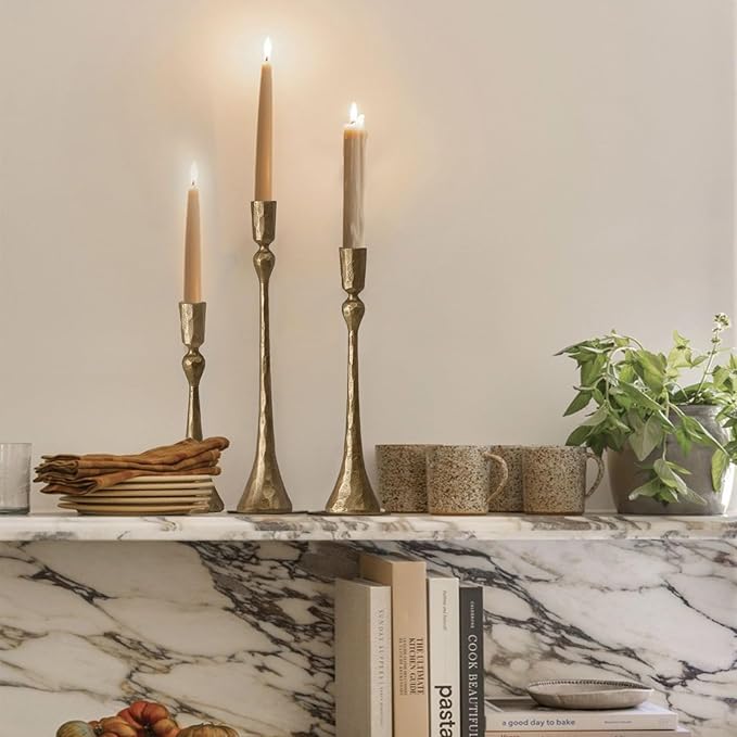 Vintage Cast Iron Taper Candle Holder - Image 4