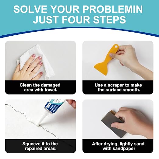 Drywall Repair Kit, Fivewan Wall Mending Agent - Image 5