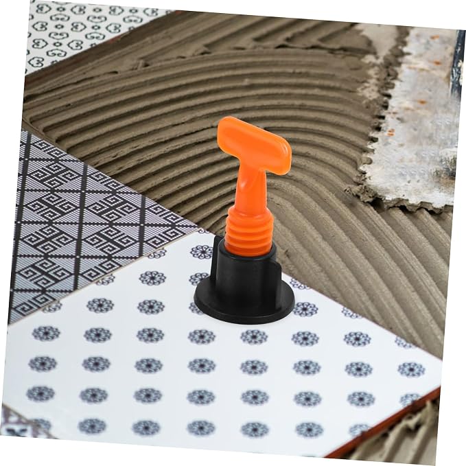 50 Sets Tile Leveler Tile Spacer Flooring Spacers Floor Leveling Tools Leveling - Image 3