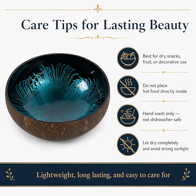 Natural Coconut Bowl Key Decorative - Image 6