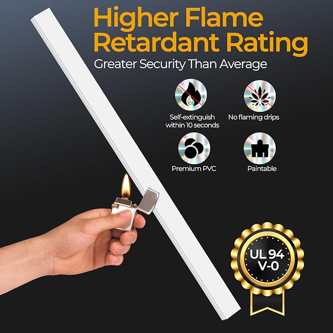 56.7in TV Cord Hider Wall, Cord Covers - Image 9