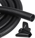 25FT - 1 Inch Split Wire Loom - Black | Easy to Install by CrocSee