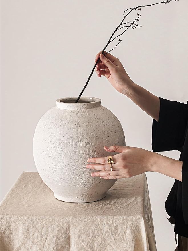 White Ceramic Vase - Image 4