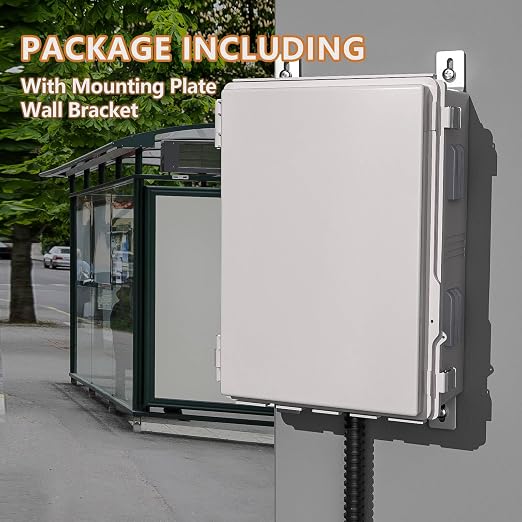 Electrical Junction Box, Ventilated Design, Cable Grommets, Indoor/Outdoor Use - Image 4