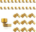 30Pack Seelink PEX Fittings, Pex 1/2" x 3/4" Male Threaded NPT Elbow | Brass by Seelink