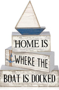 Conelist 4 Pcs Farmhouse Table Decoration Home Sweet Decor, Home Boat | This is by Conelist