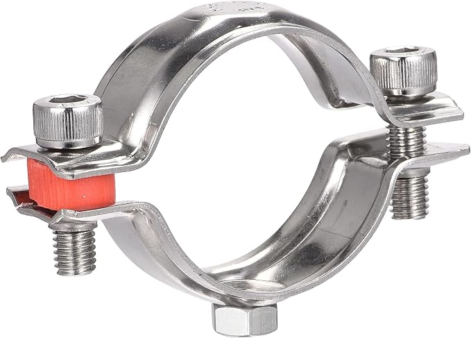 uxcell Wall Ceiling Mount Pipe Supports, 304 Stainless Steel Adjustable Pipe - Image 5
