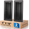 4" x 10" Floor Register Vent Covers 2-Pack by VENTYUN