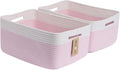 MiniArk Large Storage Baskets for Shelves, Baby Nursery, Toy Baskets Box by MiniArkStorageBasketsHome