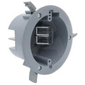 4'' Old Work Round Electrical Box, One-Gang Grey PVC Junction Box, 18 Inch by AirmontProducts