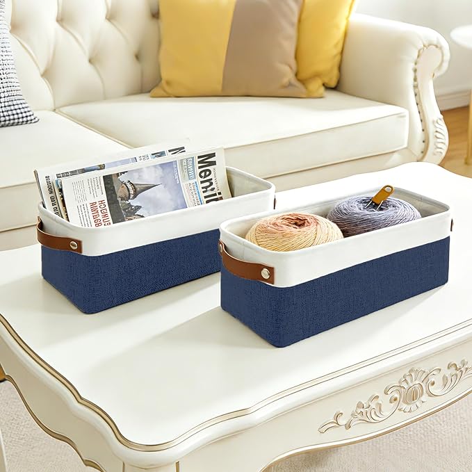 Small Fabric Storage Baskets, Decorative Basket - Image 8