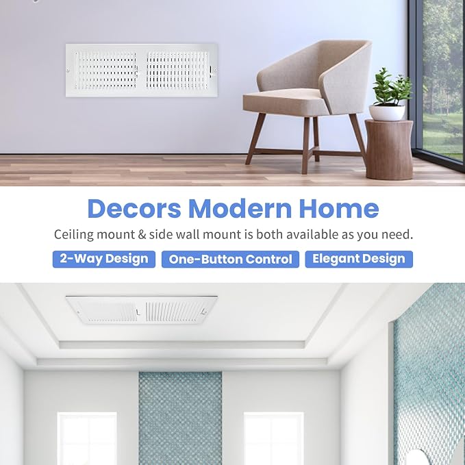 20 x 6 Inch Air Vent Covers for Wall or Ceiling - Image 7