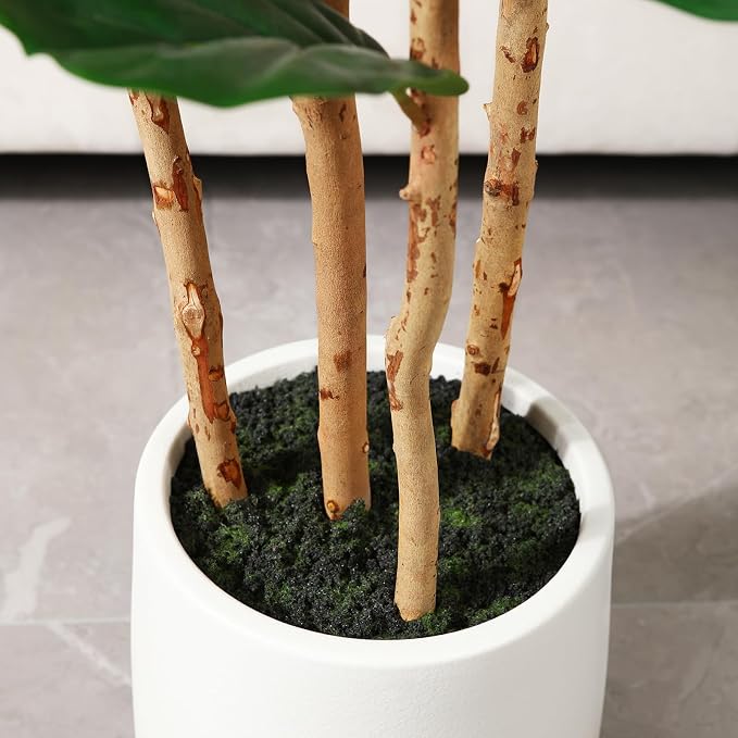 6FT Artificial Fiddle Leaf Fig Tree - Image 5