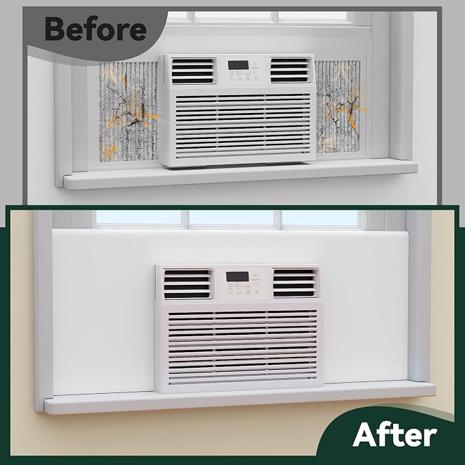 Flehomo Window AC Side Panel, Extra Wide Full Surround Insulation Window Air - Image 6