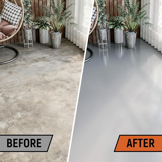 YOA Professional Concrete Garage Floor Paint, Acrylic Resin Coating, Suitable - Image 2
