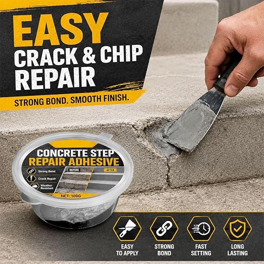 Concrete Step Repair Adhesive, Concrete Step Repair Kit | Permanently Bonds - Image 2