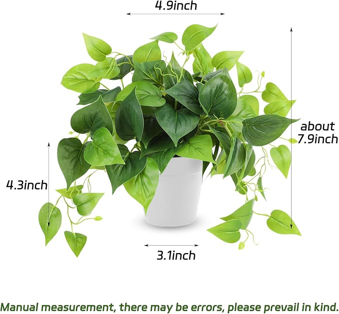 CEWOR Artificial Plants Fake Pothos - Image 2