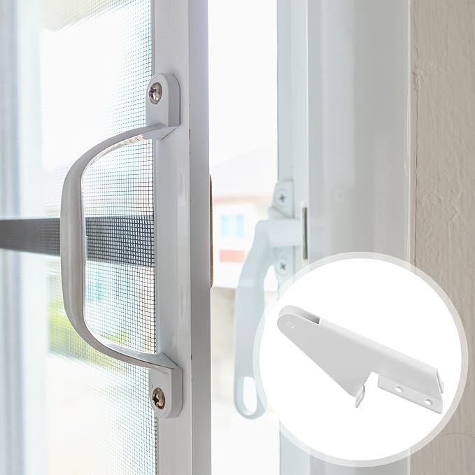 Hicarer 2 Pack Screen Door Closer Bracket Aluminum Replacement Jamb Bracket - Image 7