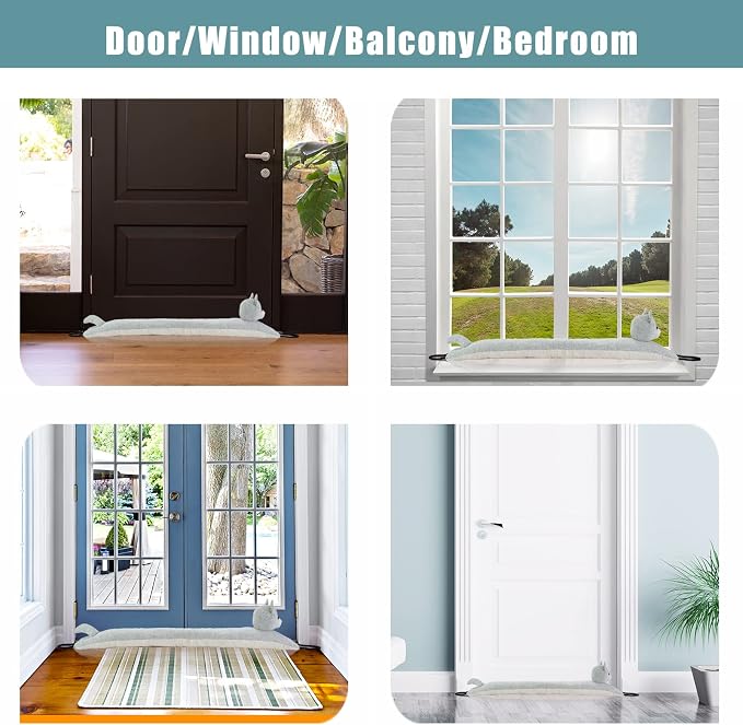 Under Door Draft Stopper Decorative Wind Stopper 48 inch - Image 6