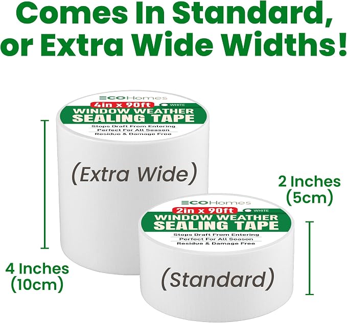 ECOHomes Window Weather Sealing Tape | Weather Stripping Tape, To Stop Drafts - Image 6