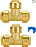 1/2 Inch Tee, Push Pex Fittings 1/2 Inch, by SUNGATOR