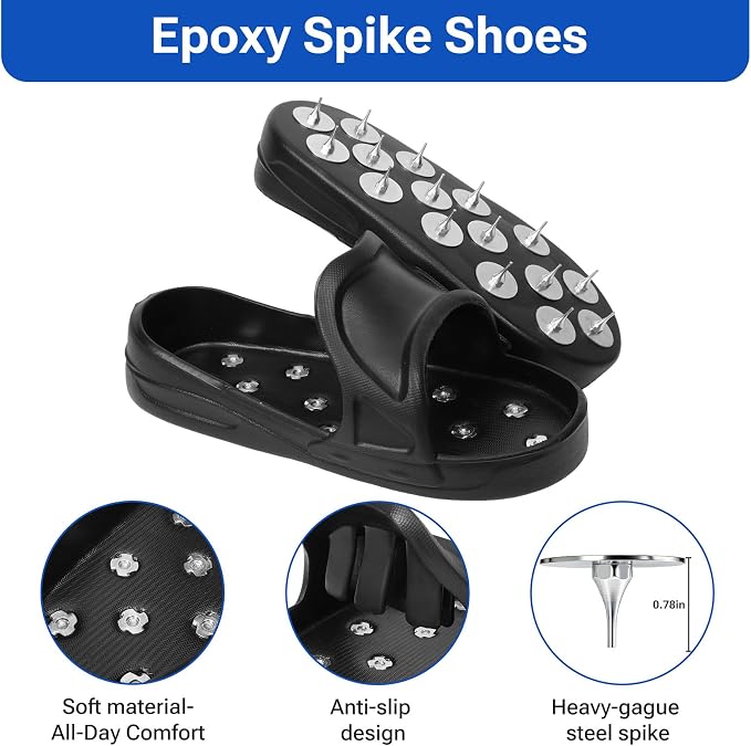 Epoxy Spike Shoes, Floor Leveling Compounds | Spiked Shoes - Image 3