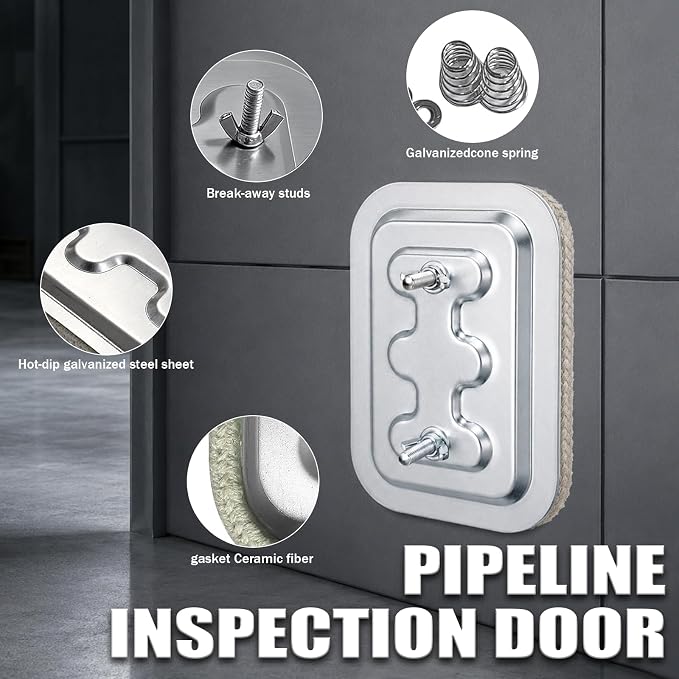 High Temperature Grease Duct Access Door 8" x 12"| - Image 2