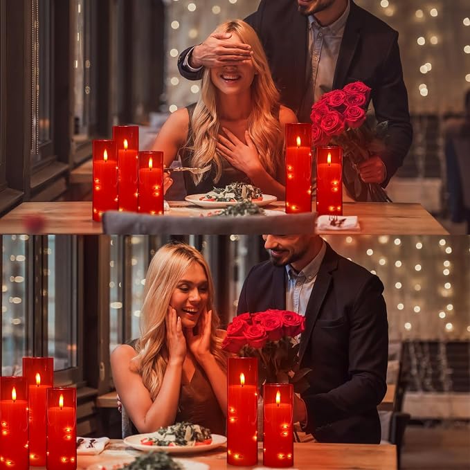 12‑Pack Red Flameless LED Candles - Image 8