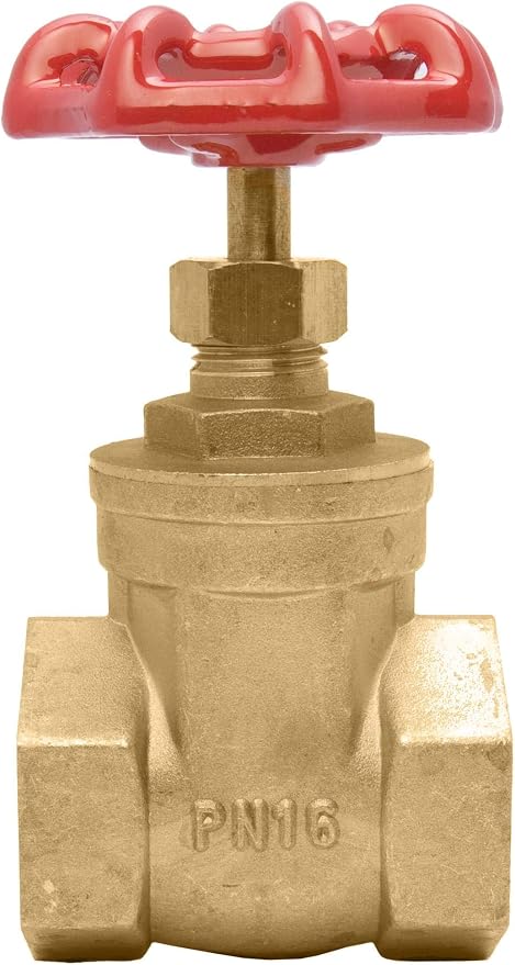 1" Brass Gate Valve - Image 2