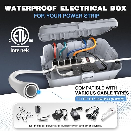 Large Outdoor Electrical Box Waterproof, - Image 2