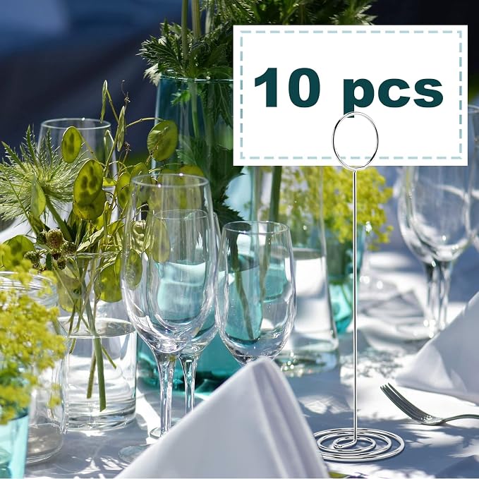 Table Number Holders, Photo Holder | Picture Holder, Card Stand Name Menu Clips - Image 3