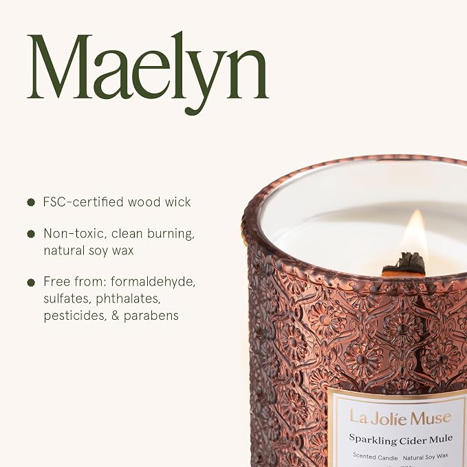 LA JOLIE MUSE Sparkling Cider Mule Scented Candles - Image 6