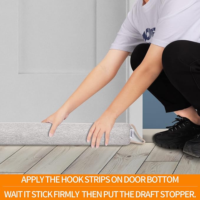 TORRAMI 36" Door Draft Stopper Under Bottom Insulation Noise Air Stopper 2.1LB - Image 4