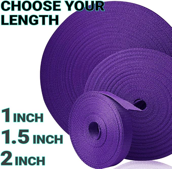 Webbing Strap, 3/4" to 2", 10-50 Yds, EDC gear, backpack repair and pet dog - Image 9