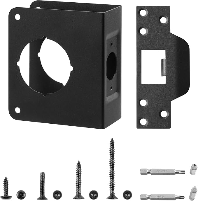 Black U 9553 Door Reinforcement Plate Kit by Unknown