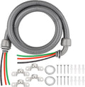 6FT Liquid-Tight Conduit Kit, 1/2" Pre-Wired Electrical Whip by XRDS-RF