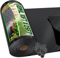 10 Mil 10 FT X 25 FT Plastic Sheeting Heavy Duty Thick LLDPE Black by Auliand