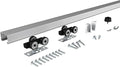 JUBEST 6FT Commercial Grade Pocket Door Hardware and Track Set, Sliding Door by JUBEST