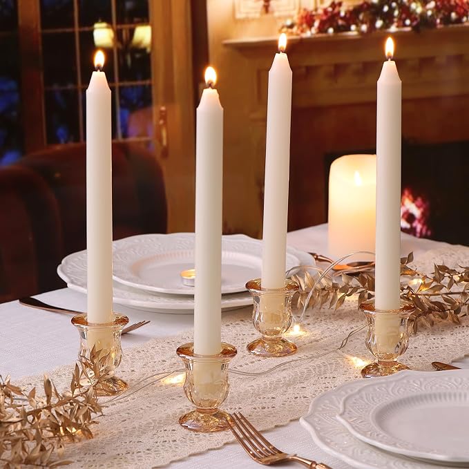 Letine Gold Candlestick Holders Set of 12-2.5" H Taper Candle Holders Bulk - Image 6