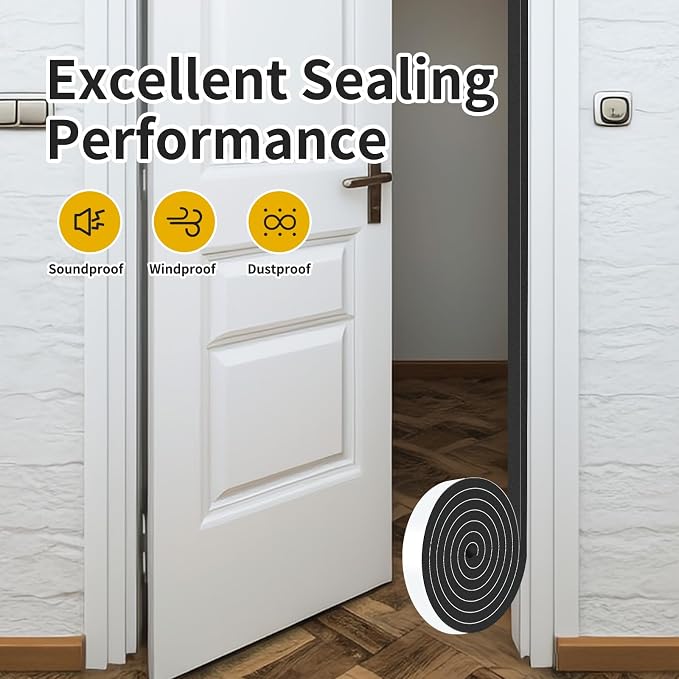 Weather Stripping, High Density CR, 3/4 in x 1/2 in x 13Ft | Weather Stripping - Image 7