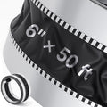 Zonon 6 x 50 ft Vinyl Flexible Duct Connector Canvas Duct Connector Roll by Zonon