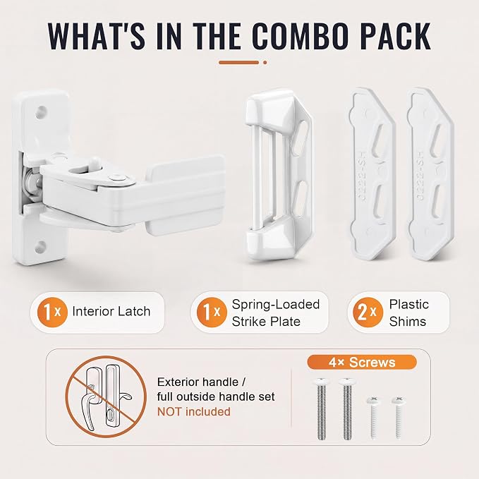 Storm and Screen Door Latch Repair Kit - Image 2