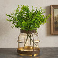 Rustic Farmhouse Glass Vase by FIAHOSEY