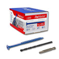 3/16 x 3-1/4" Countersunk Phillips Flat Head Blue Concrete Screw Anchors by Unknown