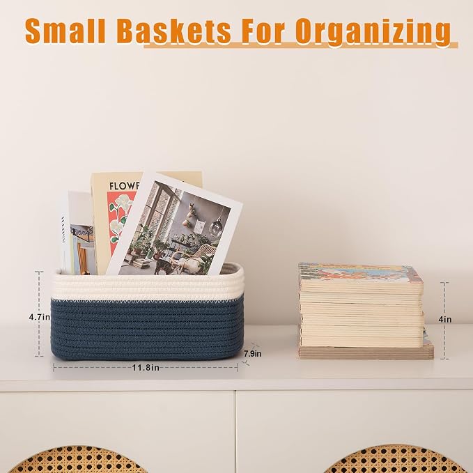OIAHOMY 4 PACK 7L Storage Baskets - Image 2